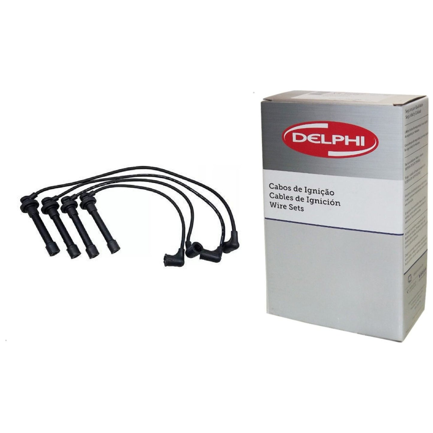 Kit Cabo de Vela e 4 Velas Ignição Iridium - Delphi - XH60002 / XS10655 - (3)