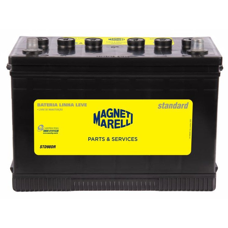 Bateria Automotiva Standard - Magneti Marelli - STD90DR - (1)