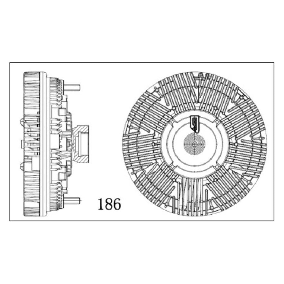 Embreagem Viscosa - Magneti Marelli - VMM4008VW - (1)