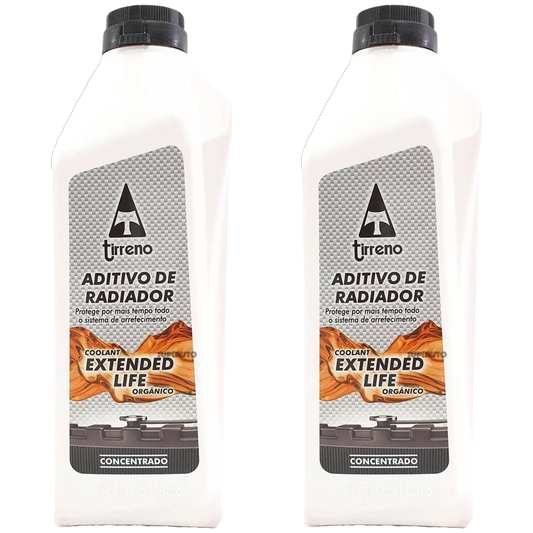 Aditivo 2L Concentrado Radiador Laranja Tirreno Orgânico Extended Life - (1)