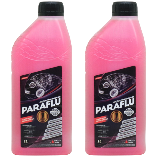 Aditivo 2L Concentrado Radiador Rosa Paraflu Montadora Híbrido - (1)