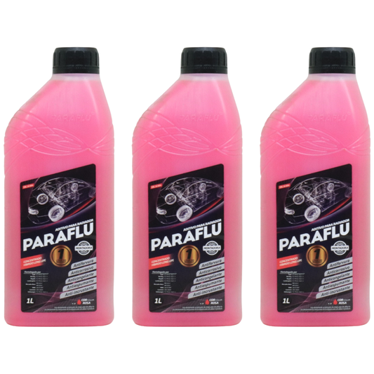 Aditivo 3L Concentrado Radiador Rosa Paraflu Montadora Híbrido - (1)