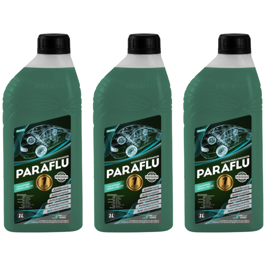 Aditivo 3L Concentrado Radiador Verde Escuro Paraflu Montadora Híbrido - (1)