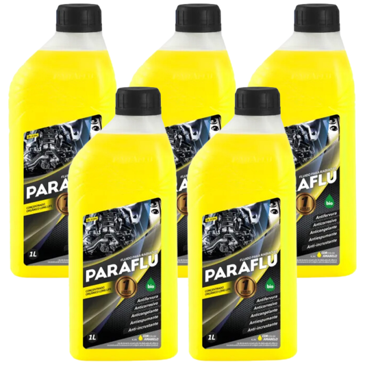 Aditivo 5L Concentrado Radiador Amarelo Paraflu Bio Orgânico - (1)