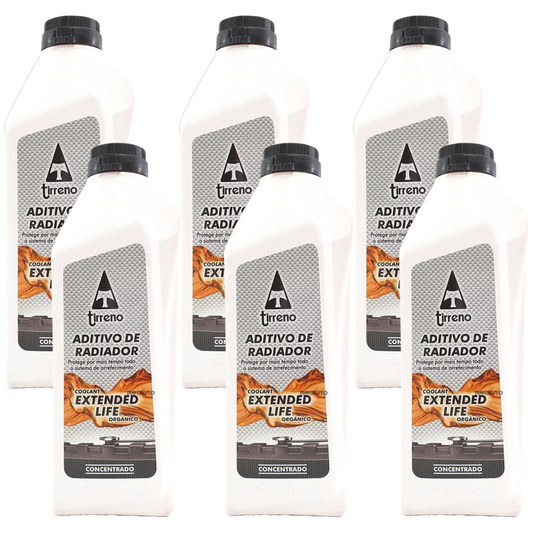 Aditivo 6L Concentrado Radiador Laranja Tirreno Orgânico Extended Life - (1)