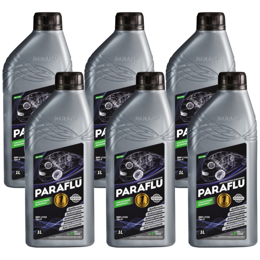 Aditivo 6L Concentrado Radiador Verde Paraflu Montadora Inorgânico - (1)