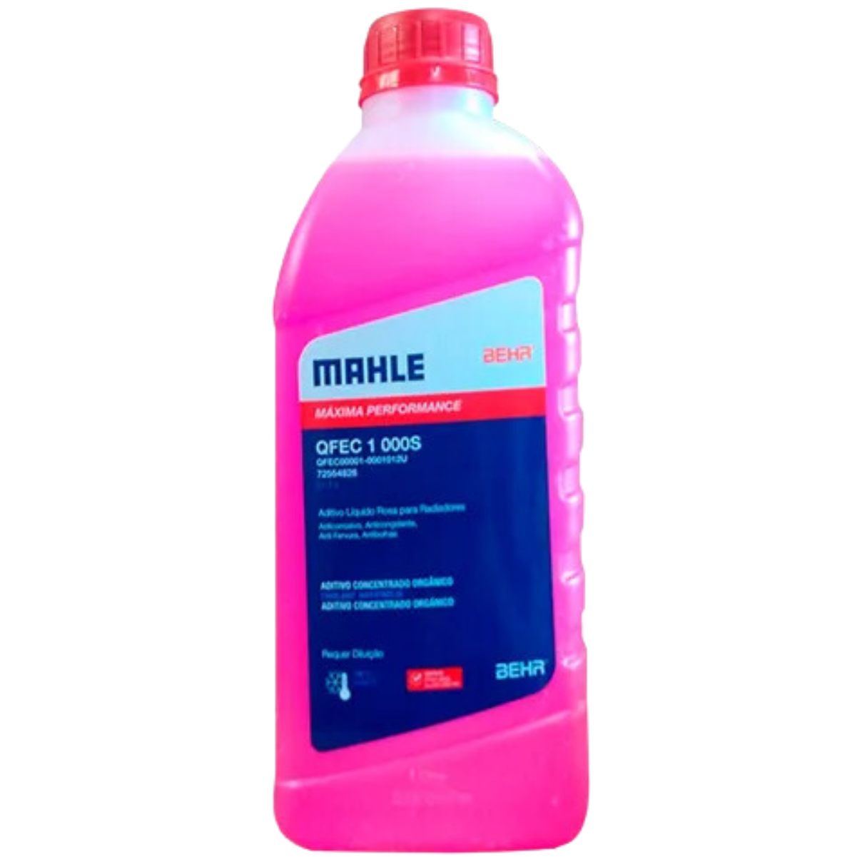 Kit 4 Litros com 2L Aditivo Radiador Rosa Mahle + 2L Água - (4)
