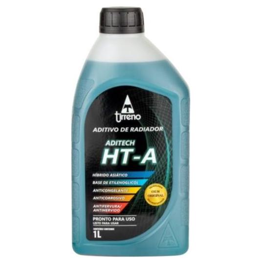 Kit 6 Litros Aditivo Radiador Pronto Para Uso Tirreno Ht-a Híbrido Asiático Azul - (2)