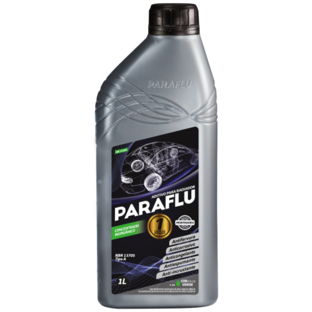 Aditivo 6L Concentrado Radiador Verde Paraflu Montadora Inorgânico - (2)