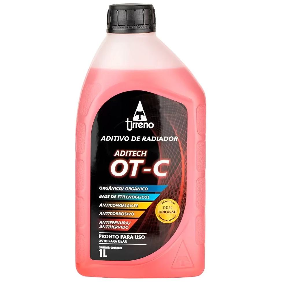 Kit 9 Litros Aditivo Radiador Pronto Para Uso Tirreno Orgânico OT-C Laranja - (2)