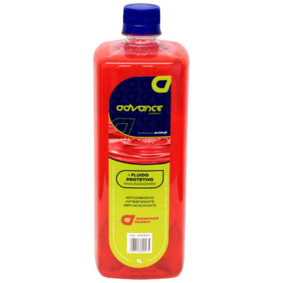 Aditivo para Radiador Rosa Advance Concentrado Orgânico 1 Litro - Advance - AFR3001 - (1)