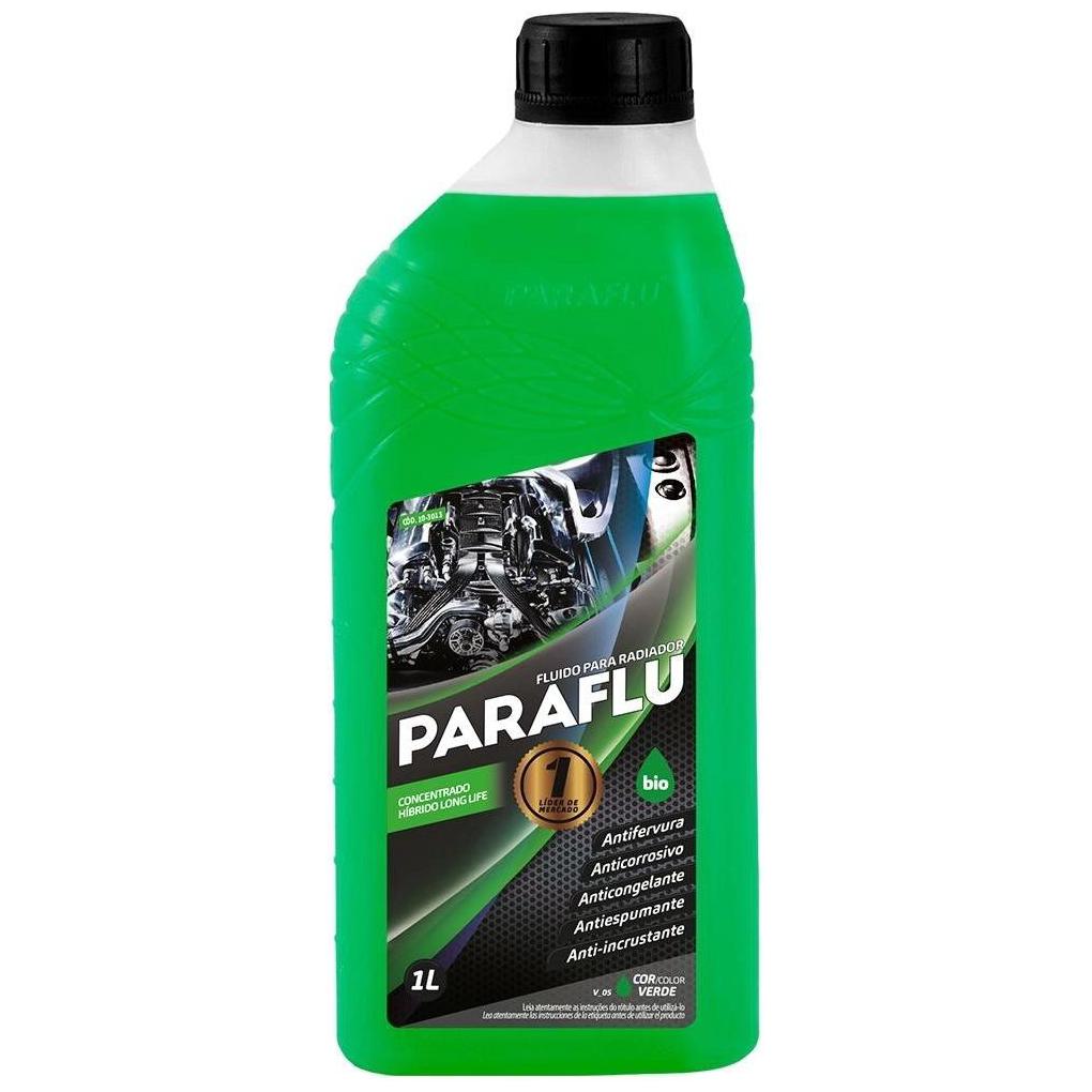 Kit 6 Litros Aditivo Radiador Concentrado Paraflu Bio Híbrido Verde - (2)