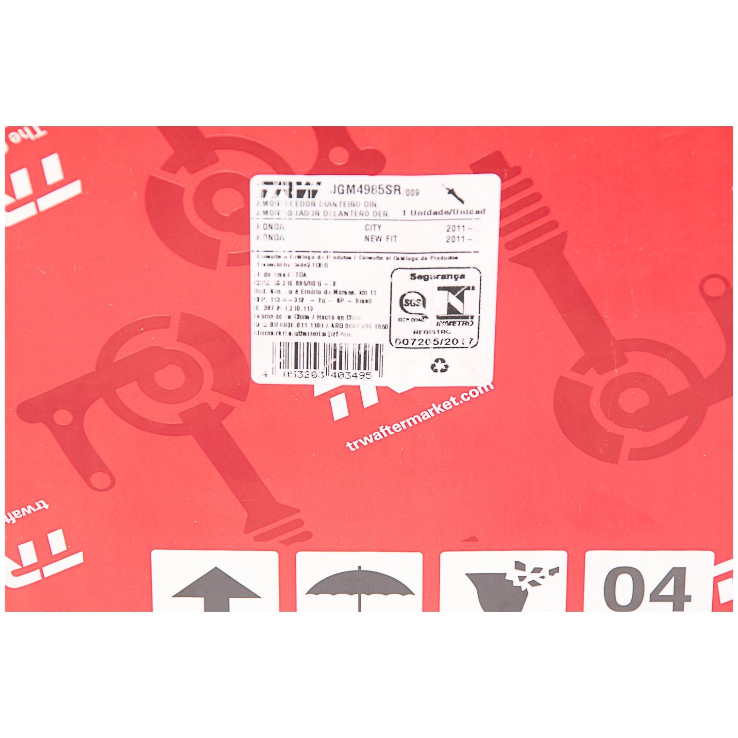 Par Amortecedor Dianteiro - TRW - JGM4985SL - JGM4985SR - (8)