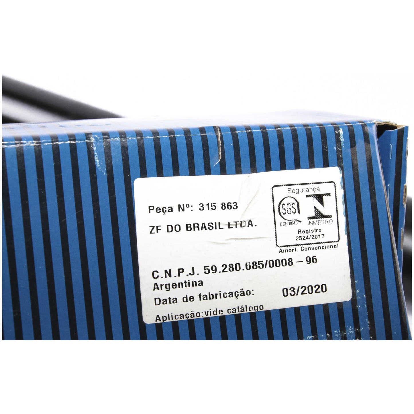 Amortecedor Suspensão Dianteiro - SACHS - 315 863 - (4)