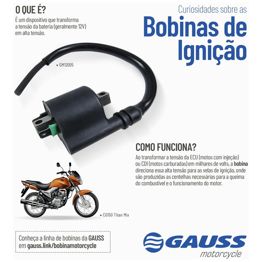 Bobina de Ignição - Gauss - GM12019 - (2)