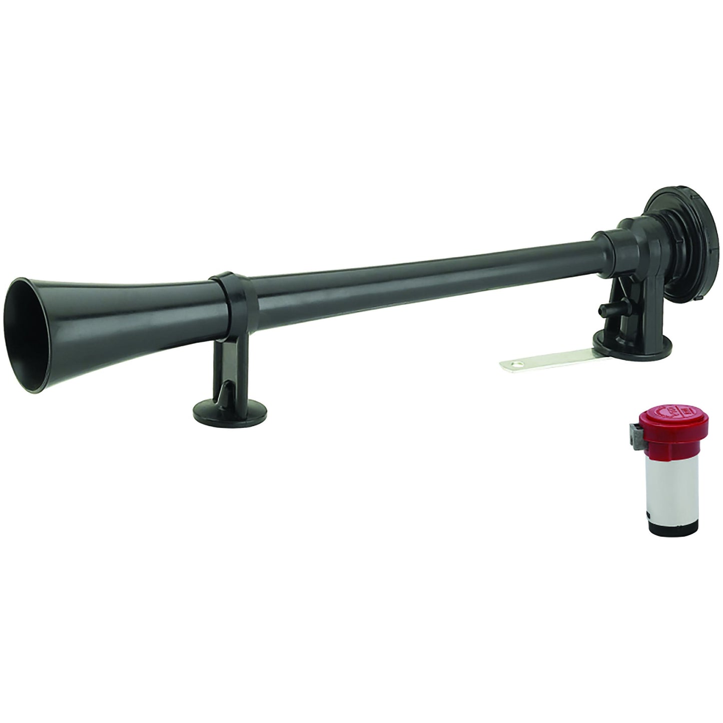 Buzina Corneta Preta 12V - Gauss - GB1011 - (1)