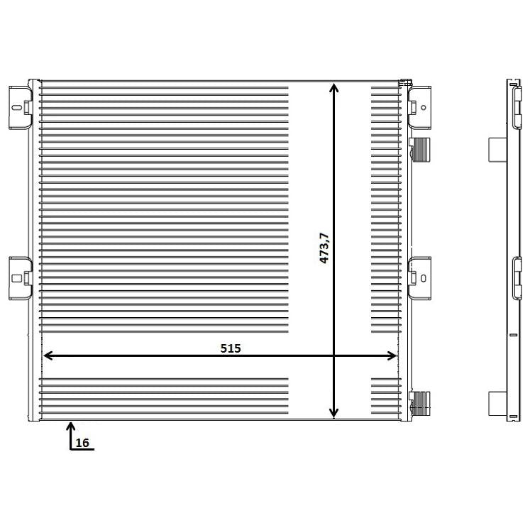 Condensador - Mahle - AC 125 000P - (3)