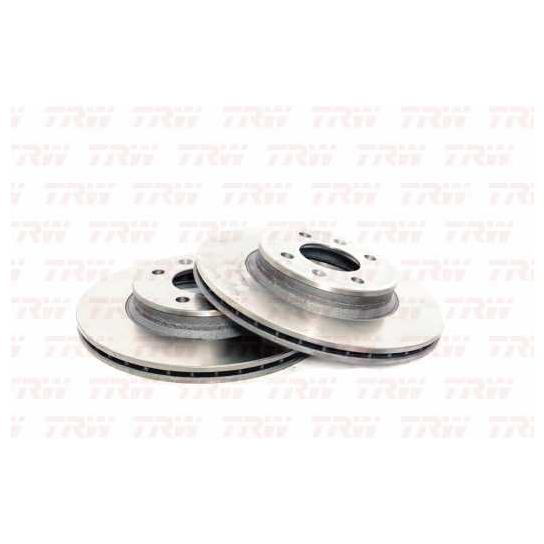 Kit Disco e Pastilha Dianteira - TRW - RCPT13810 - RCDI09240 - (2)