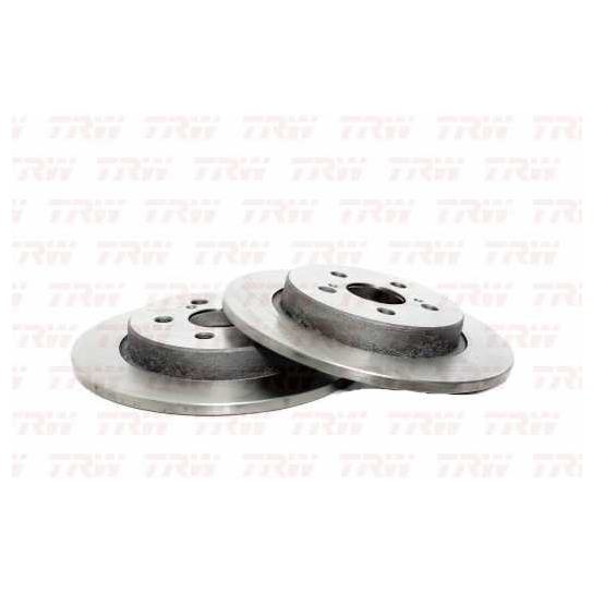 Kit Disco e Pastilha Traseira - TRW - RCPT12280 - RPDI04220 - (6)