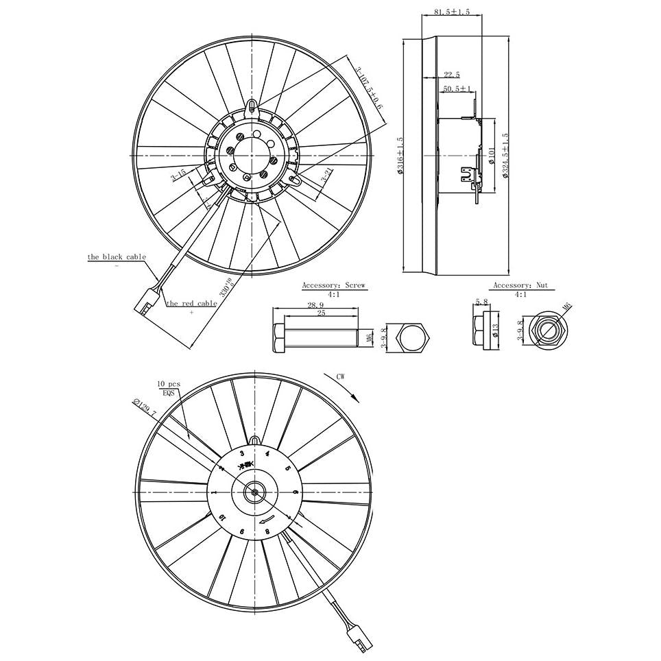 Eletroventilador - Gauss - GE1047 - (3)
