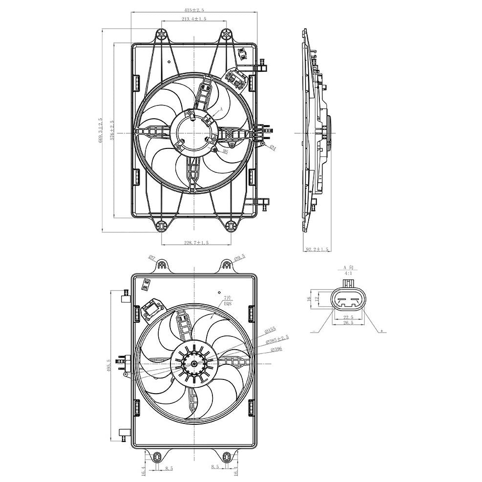 Eletroventilador - Gauss - GE1082 - (4)
