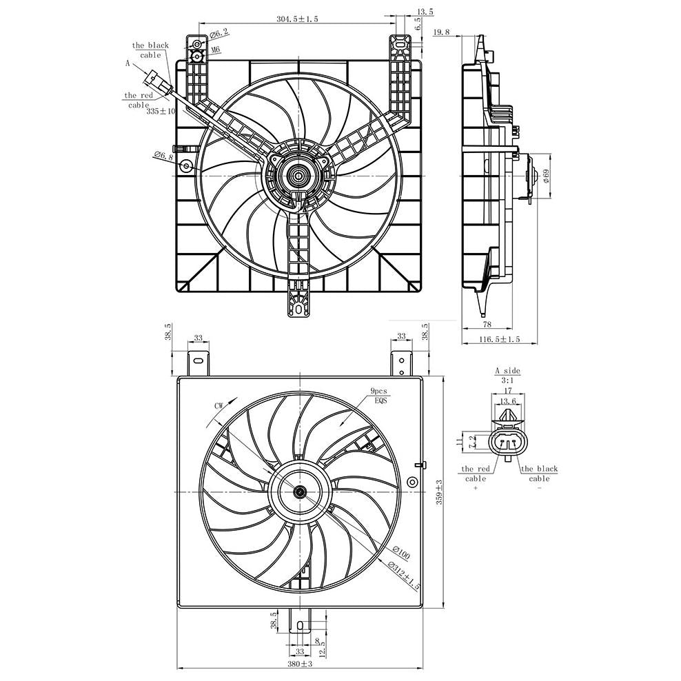 Eletroventilador - Gauss - GE1183 - (3)