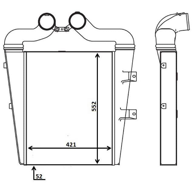 Intercooler - Mahle - CI 283 000P - (3)