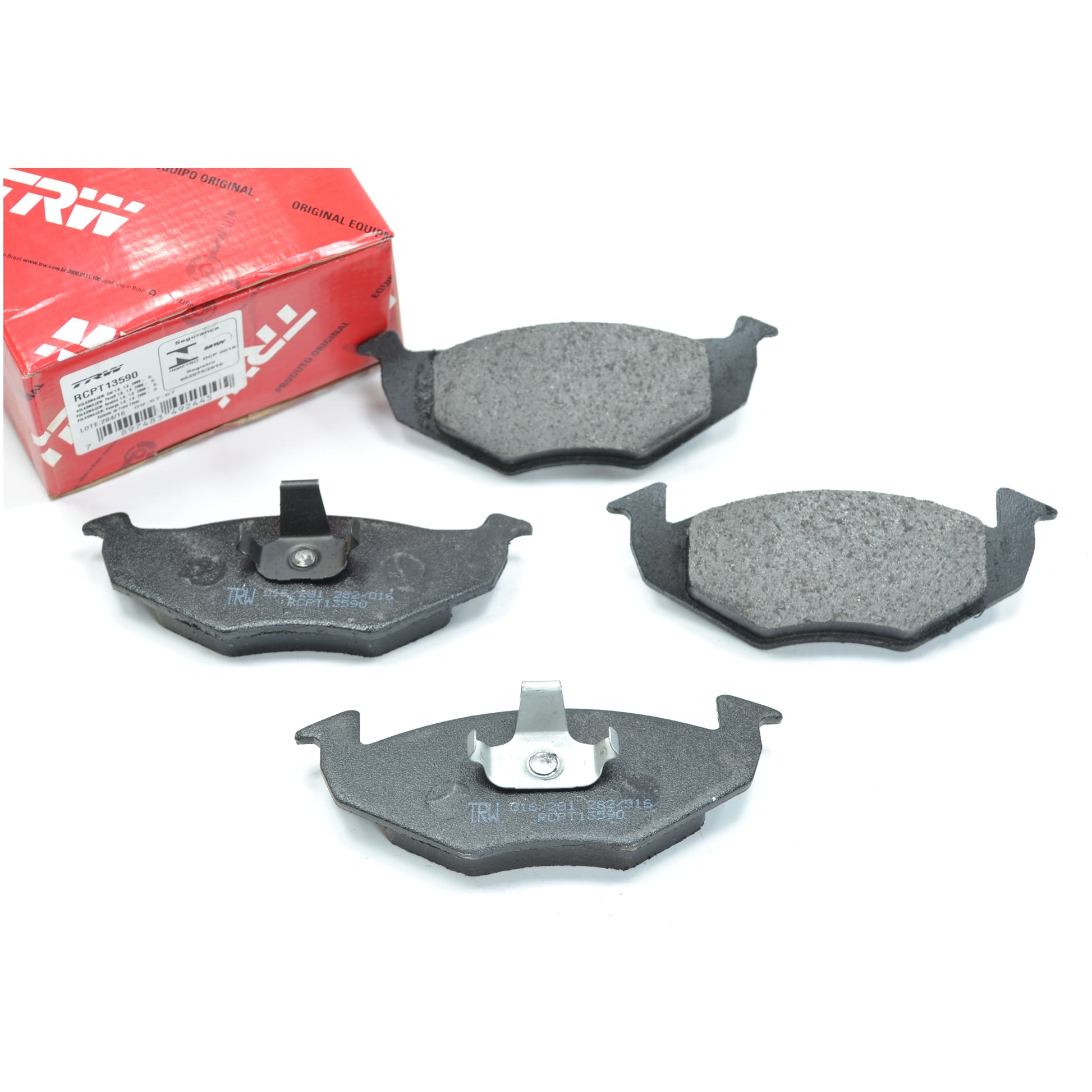 Kit Disco e Pastilha Dianteira - TRW - RCPT13590 - RCDI10800 - (2)