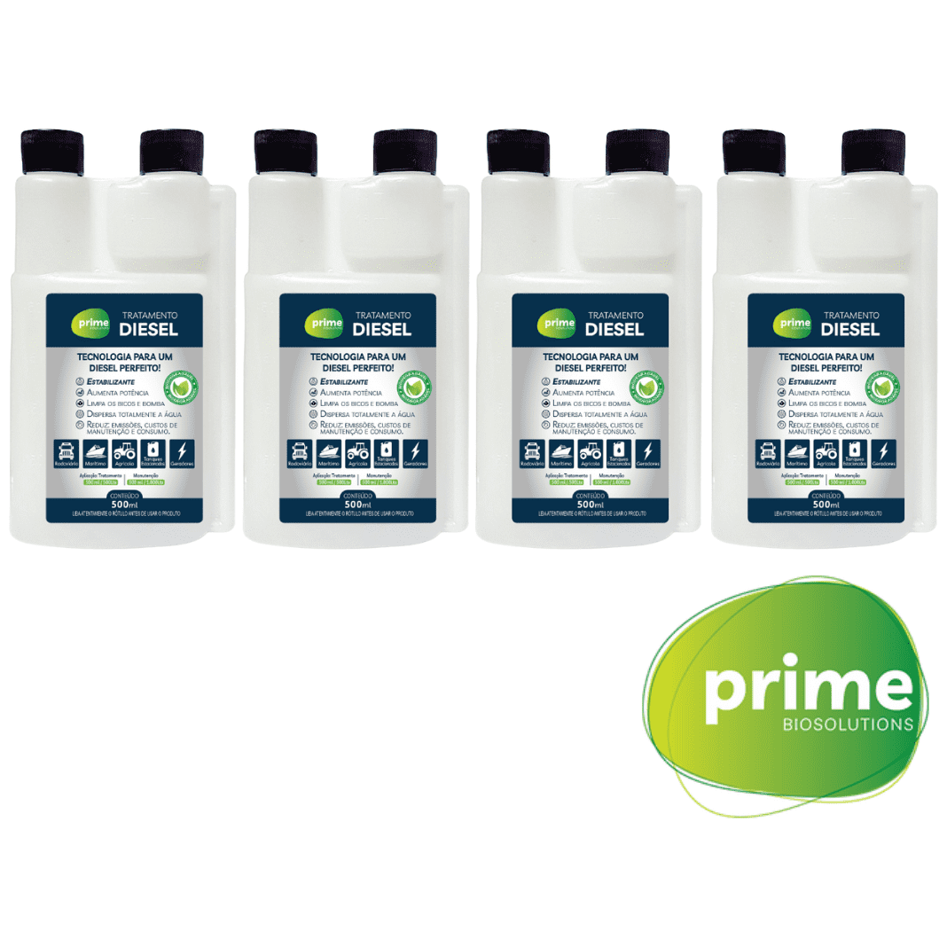 Kit 4 Uni Aditivo De Tratamento Para Diesel Prime Biosolutions - (1)