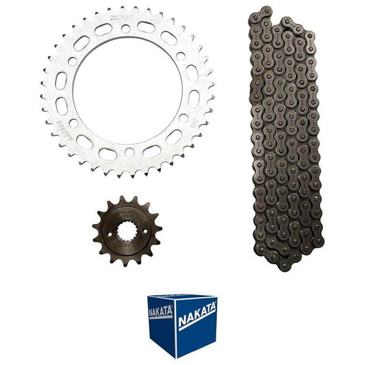 Kit da Coroa Pinhão e Corrente 40 15mm - Nakata - TM10160 - (1)