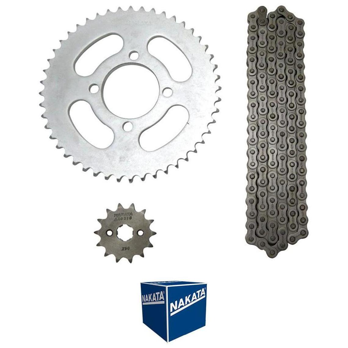 Kit da Coroa Pinhão e Corrente - Nakata - TM10215 - (1)