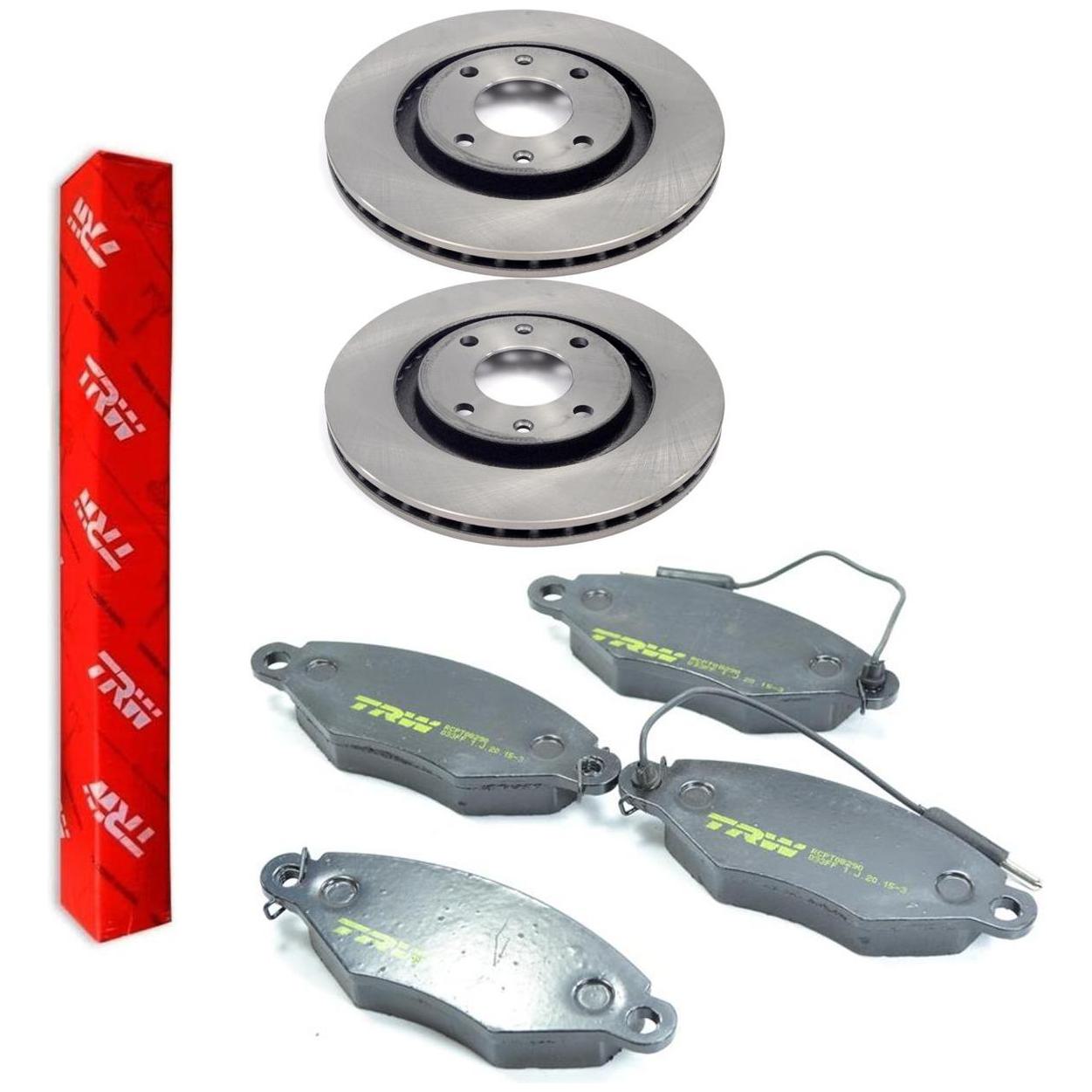 Kit Disco e Pastilha Dianteira - TRW - RCPT08290 - RCDI01370 - (1)