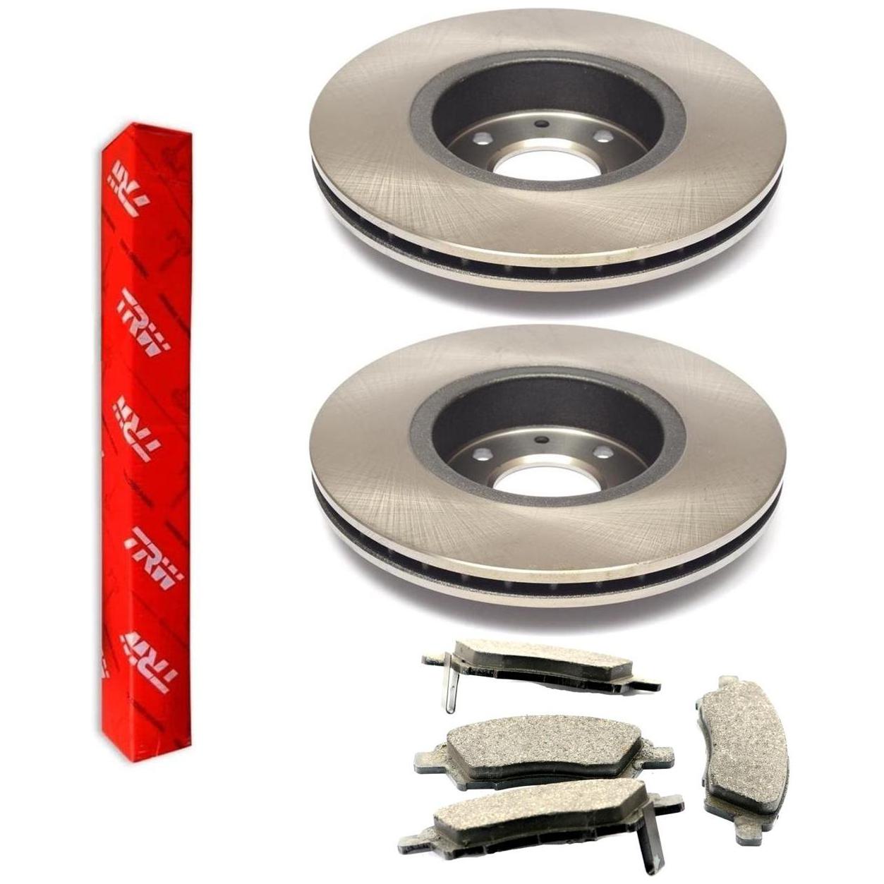 Kit Disco e Pastilha Dianteiro - TRW - RCDI08910 - RCPT13850 - (1)