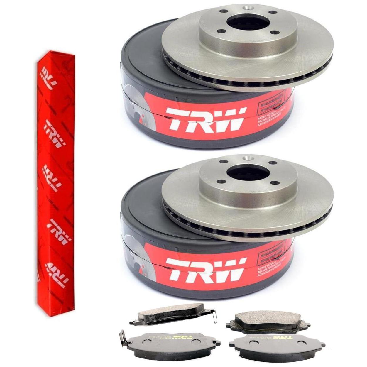 Kit Disco e Pastilha Dianteira - TRW - RCPT13750 - RCDI09420 - (1)