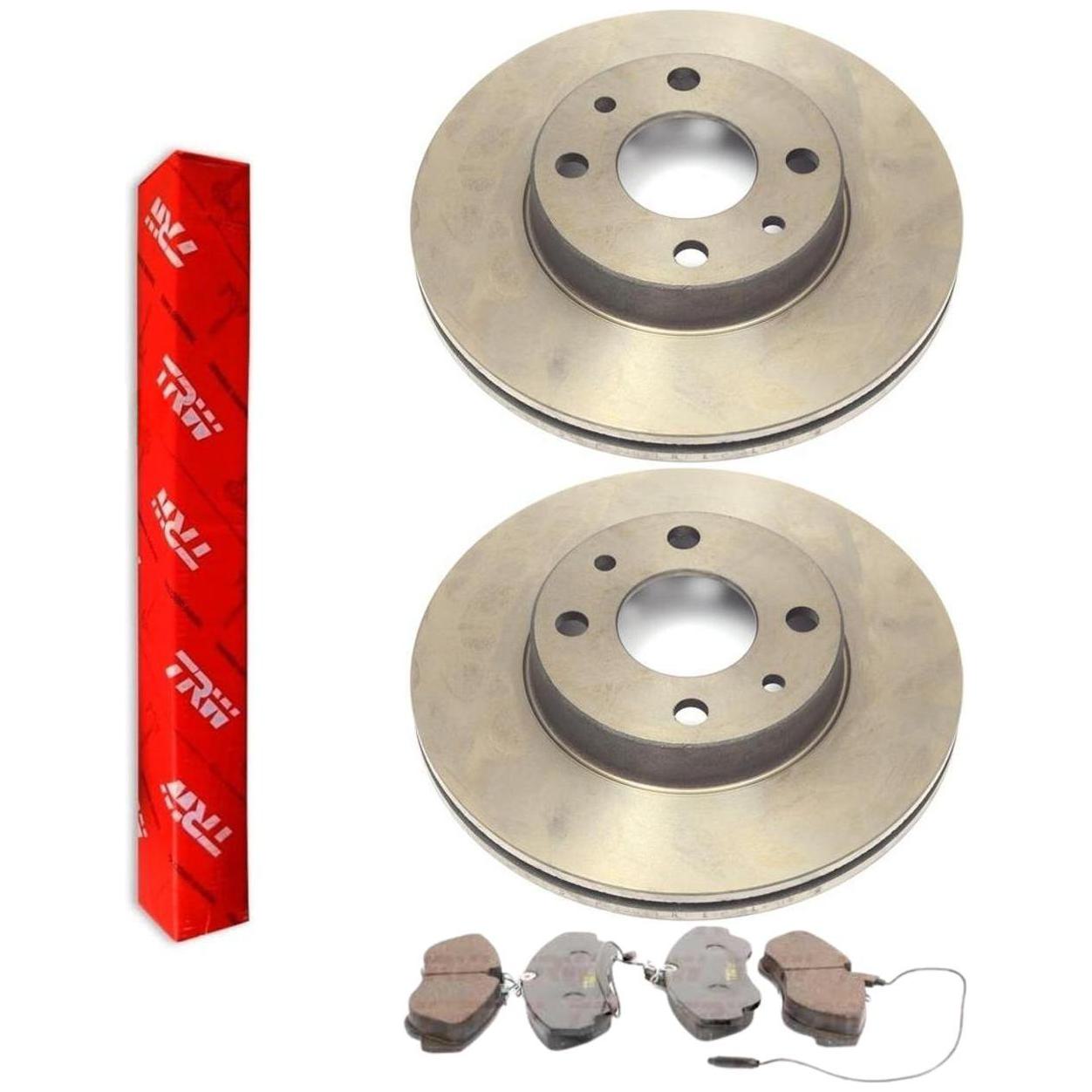 Kit Disco e Pastilha Dianteiro - TRW - RCDI02510 - RCPT05480 - (1)