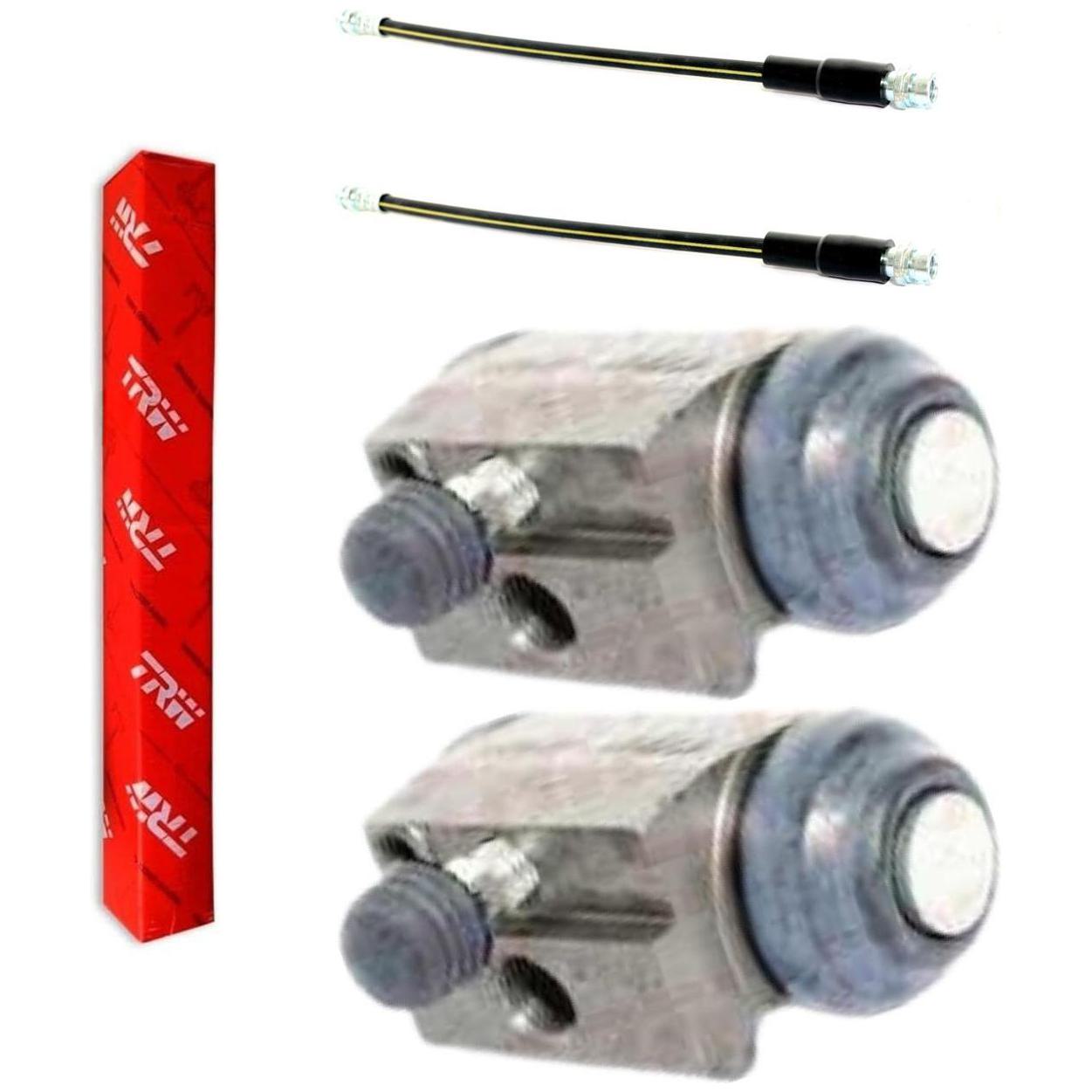 Kit Freio Traseiro Cilindro de Roda e Flexível - TRW - RCCR03440 - RPFX06320 - (1)