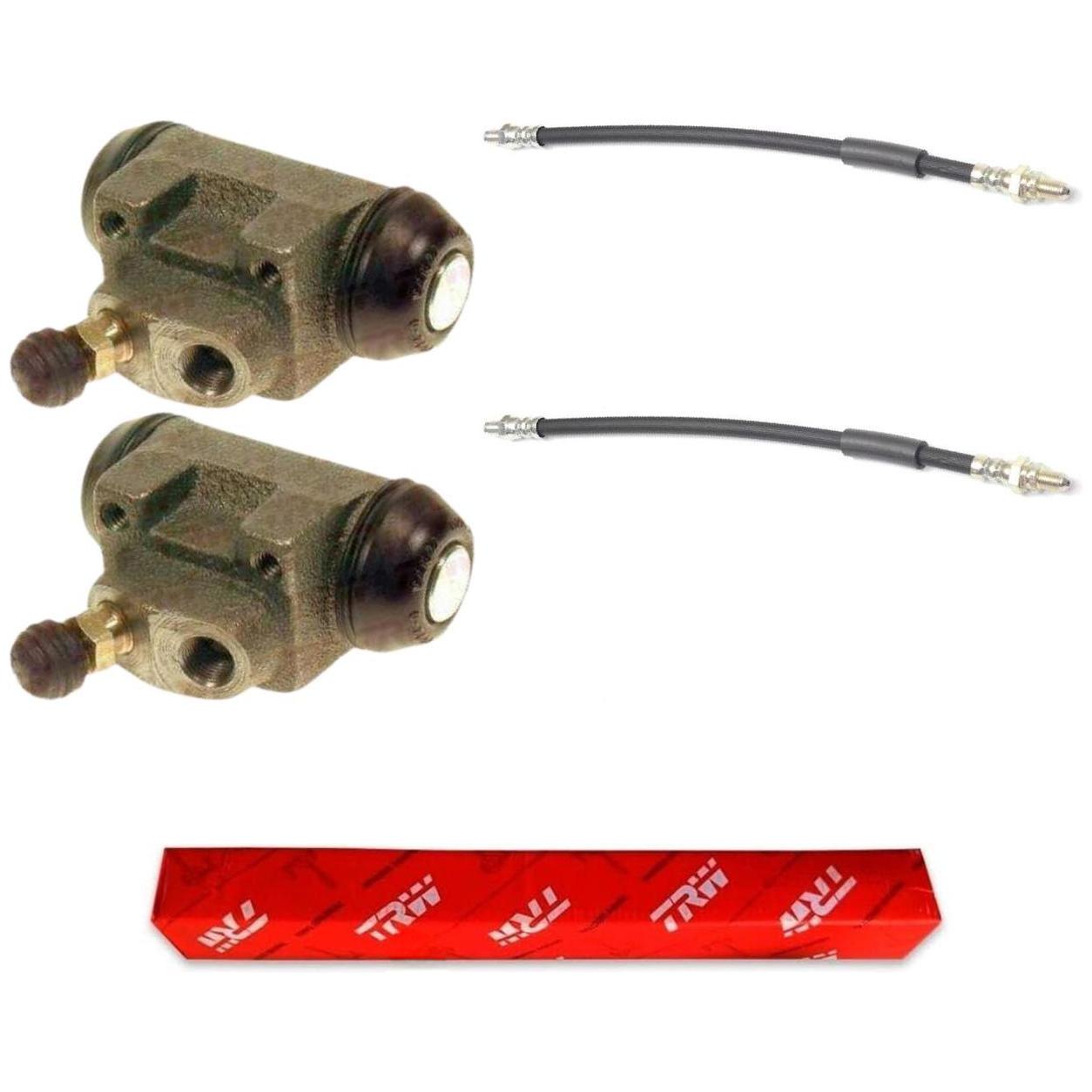Kit Freio Traseiro Cilindro de Roda e Flexível - TRW - RCCR01283 - RPFX00480 - (1)