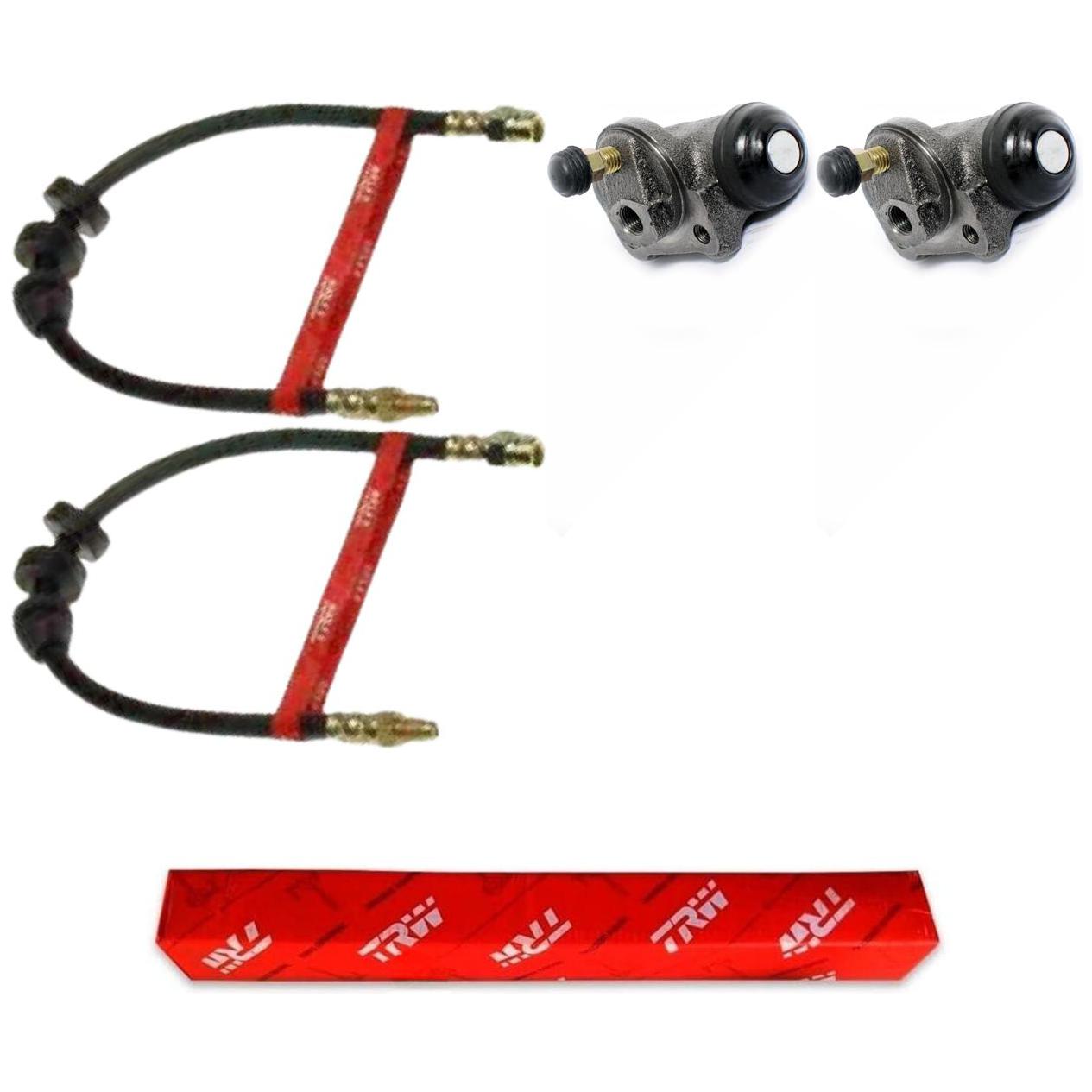 Kit Freio Traseiro Cilindro de Roda e Flexível - TRW - RCCR02120 - RPFX00140 - (1)