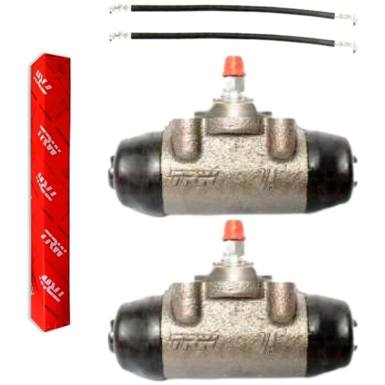 Kit Freio Traseiro Cilindro de Roda e Flexível - TRW - RCCR03010 - RPFX06860 - (1)