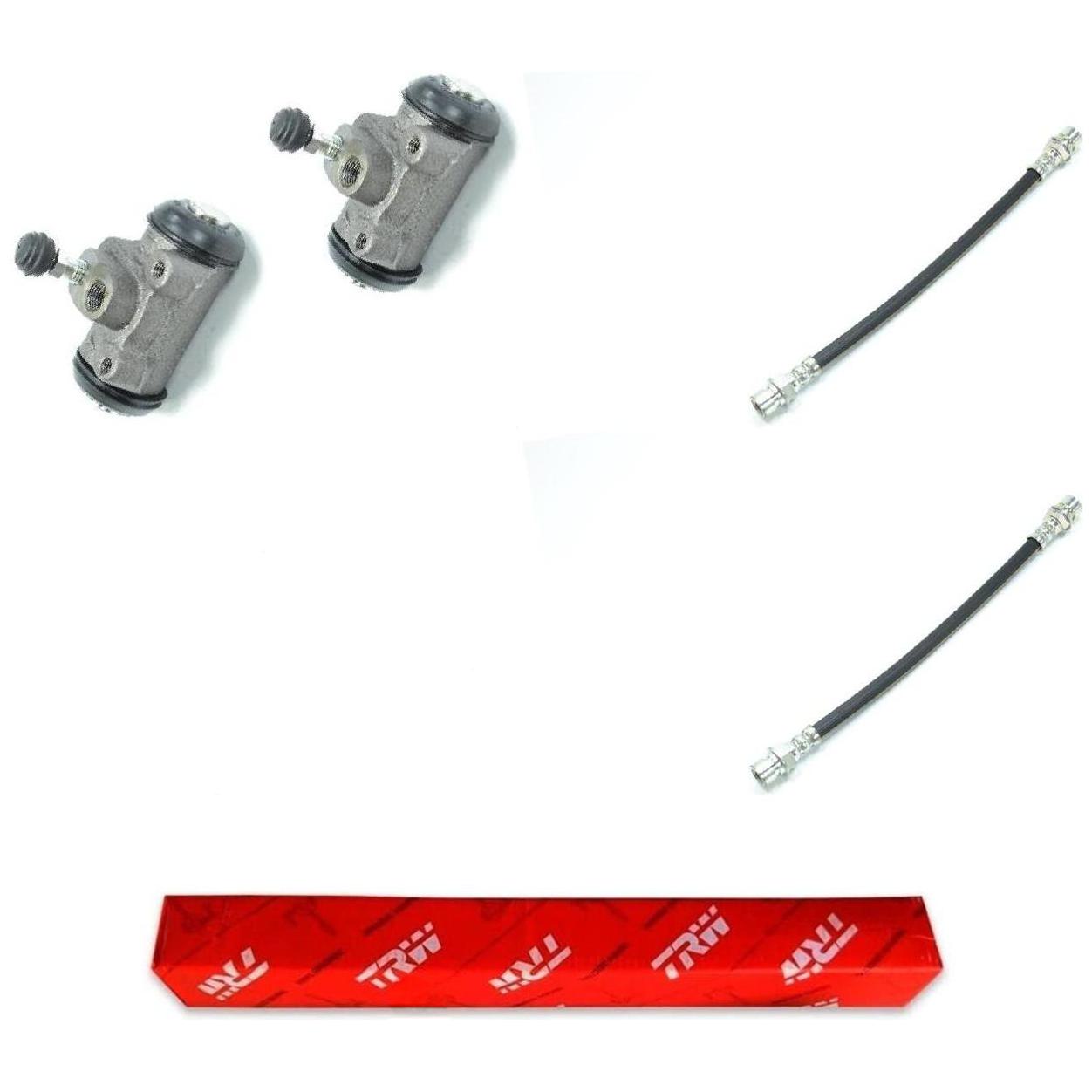 Kit Freio Traseiro Cilindro de Roda e Flexível - TRW - RCCR00155 - RPFX00600 - (1)