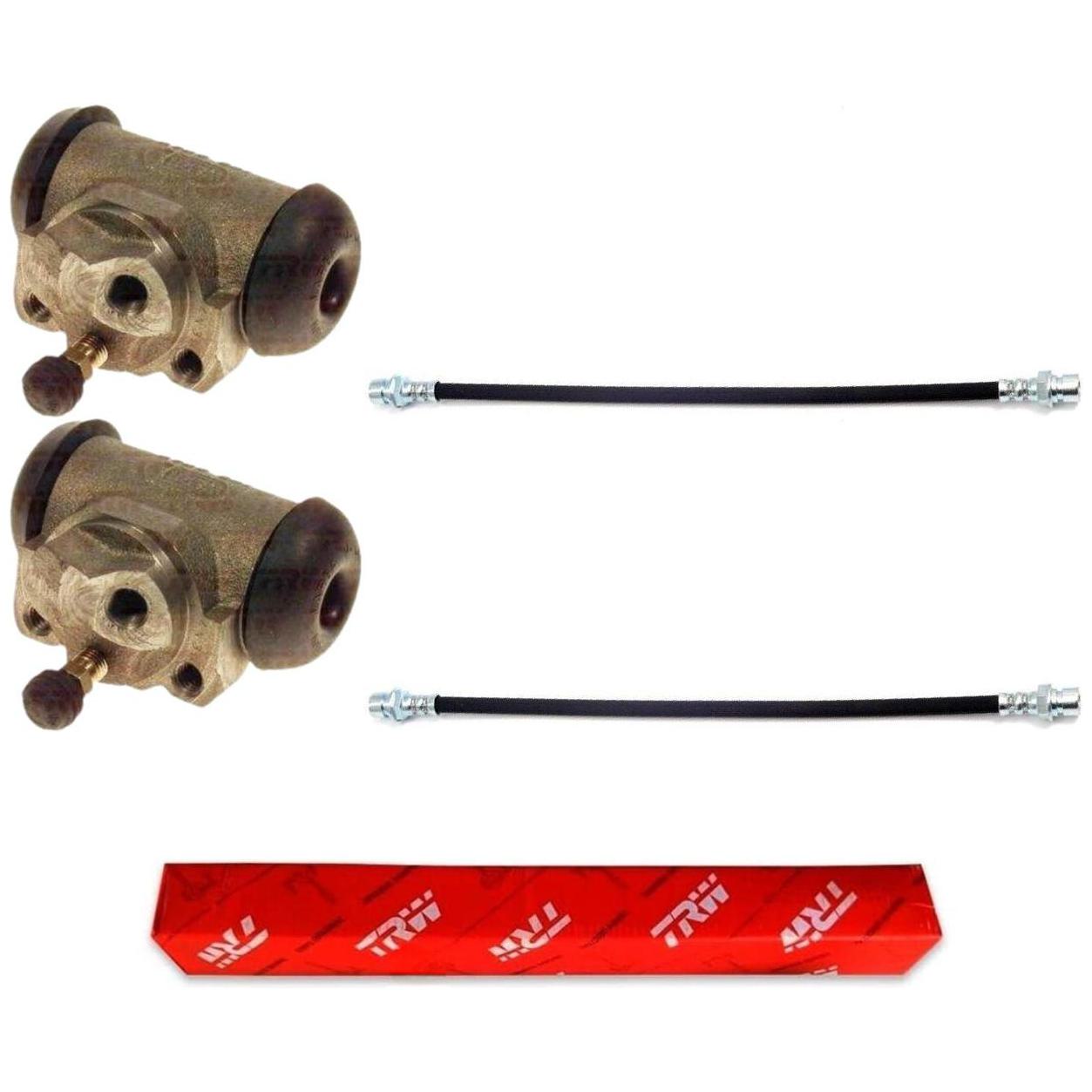 Kit Freio Traseiro Cilindro de Roda e Flexível - TRW - RCCR01420 - RPFX00840 - (1)