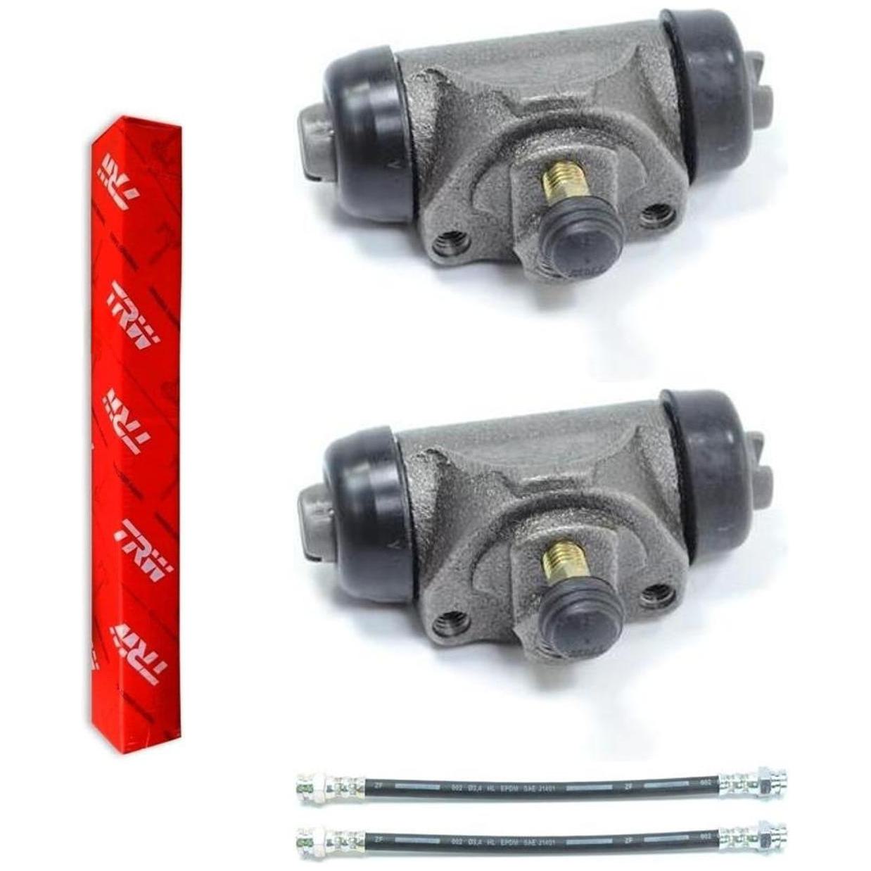 Kit Freio Traseiro Cilindro de Roda e Flexível - TRW - RCCR01400 - RPFX00080 - (1)