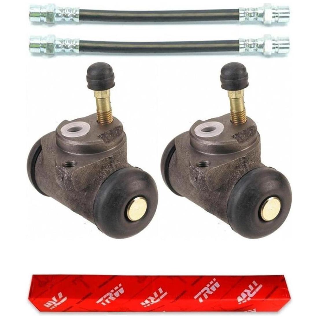 Kit Freio Traseiro Cilindro de Roda e Flexível - TRW - RCCR02040 - RPFX00830 - (1)