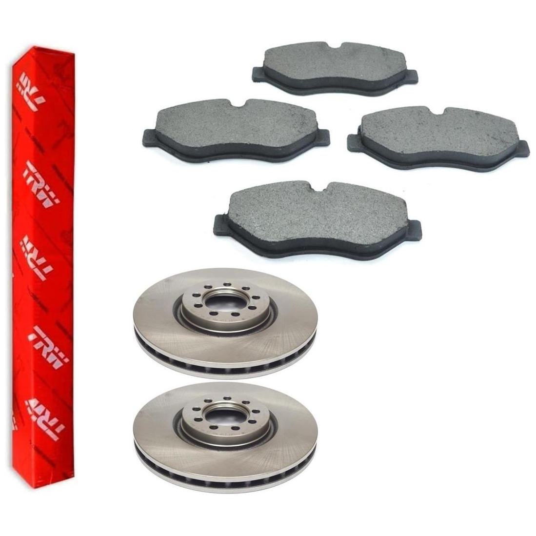 Kit Pastilha e Disco Dianteiro - TRW - RCDI08100 - RCPT14230 - (1)