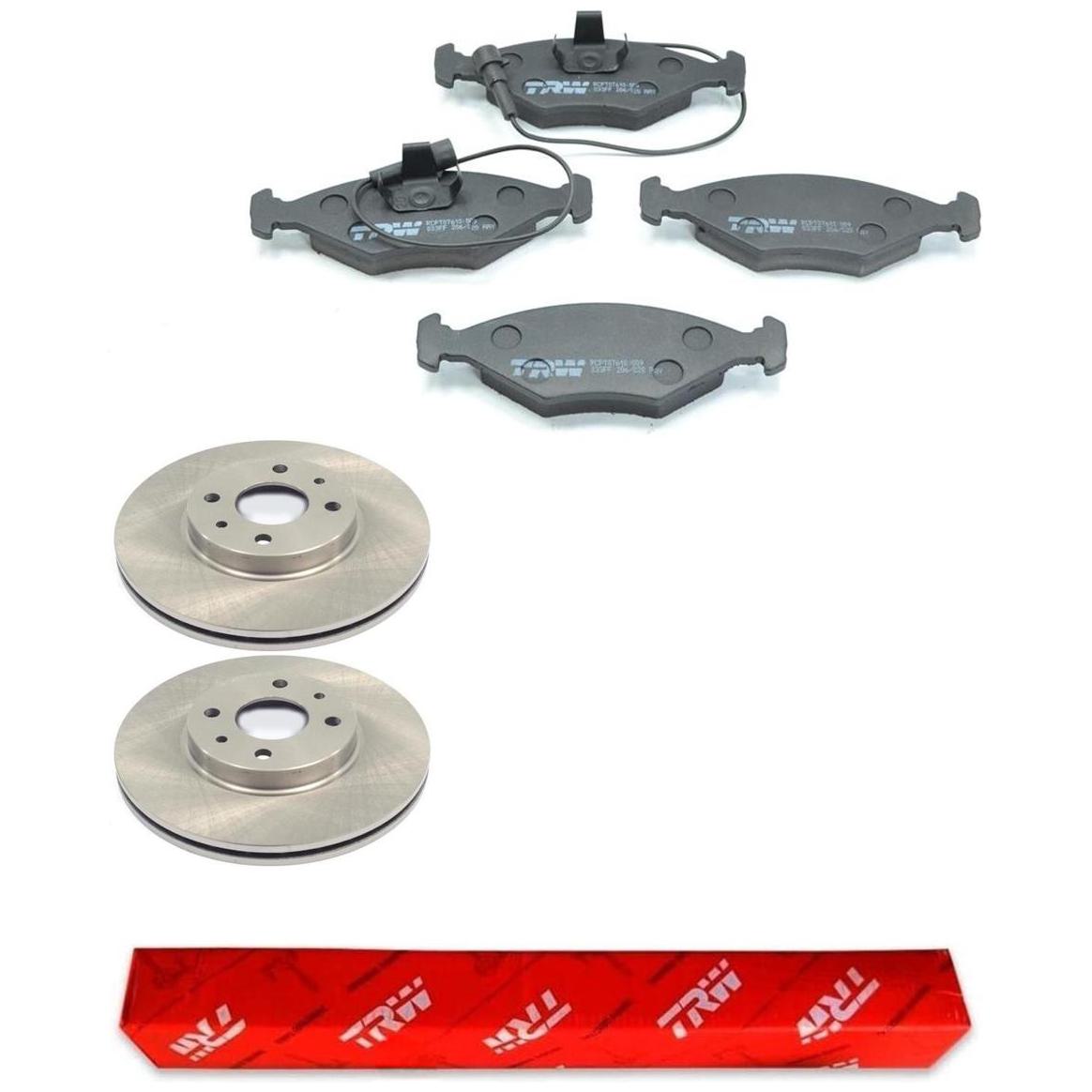 Kit Pastilha e Disco Dianteiro - TRW - RCDI01040 - RCPT07610 - (1)
