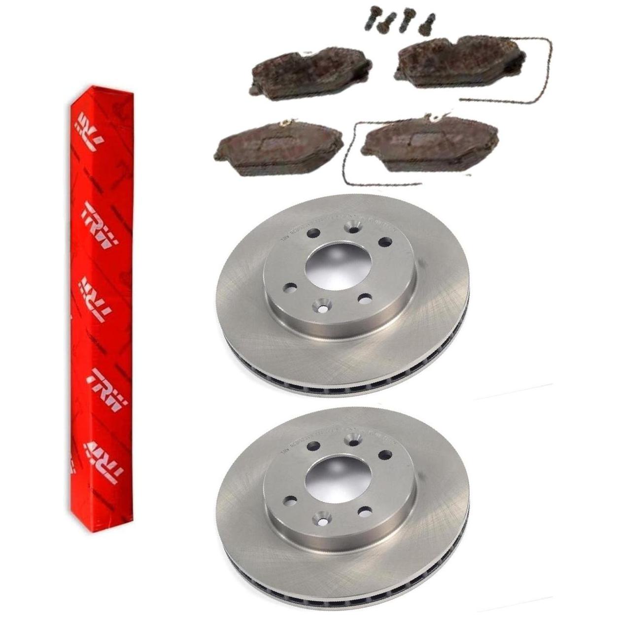 Kit Pastilha e Disco Dianteiro - TRW - RCDI02340 - RCPT00900 - (1)