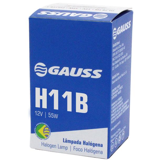 Lâmpada H11B 55W 12V - Gauss - GL112 H11B - (2)