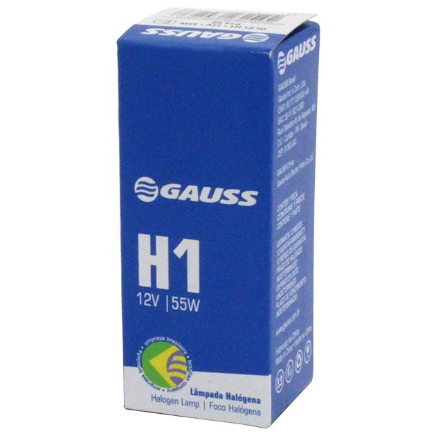 Lâmpada Halogena H1 12V 55W C1 Incolor - Gauss - GL01H1 - (2)