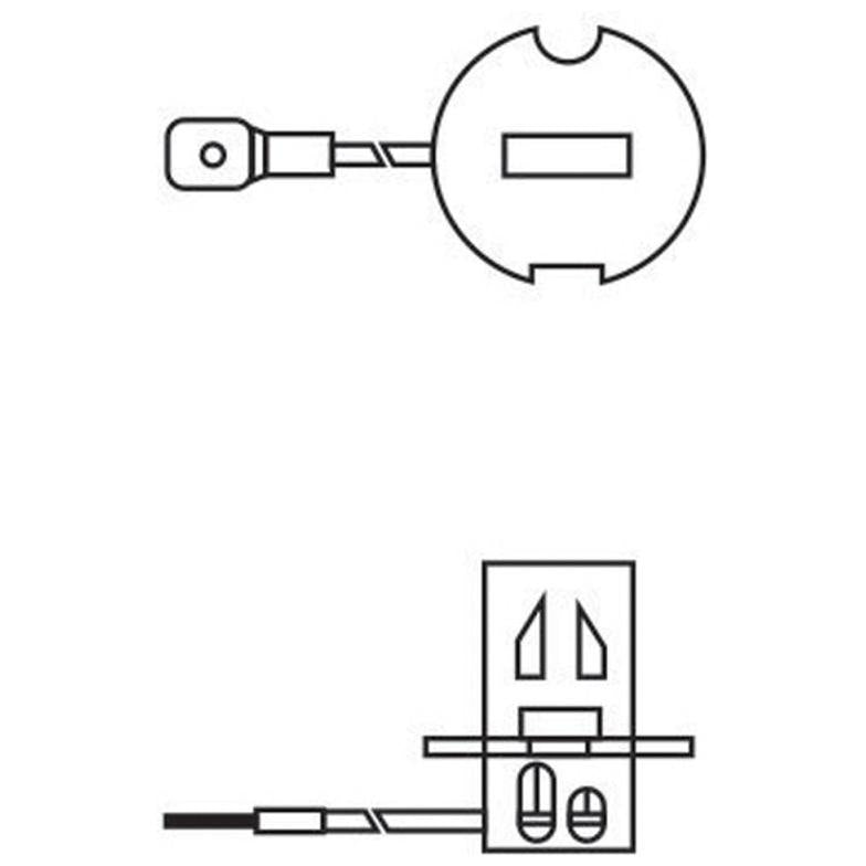 Lâmpada Halogena H3 24V 70W C1 Incolor - Gauss - GL45H3 - (3)