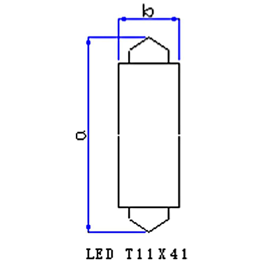 Lâmpada Miniatura Led 12V B2 2,23W White - Gauss - GL324LED - (3)
